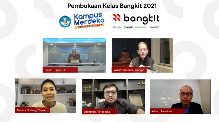 Gambar Program Bangkit: Tanda Resminya Kolaborasi Kampus Merdeka dengan Google, Gojek, Tokopedia, Traveloka